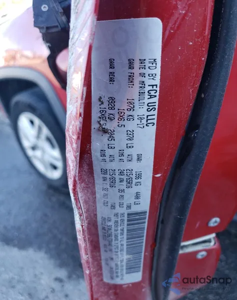 2018 Jeep Compass Sport z USA, uszkodzony, nr VIN 3C4NJCAB6JT204441